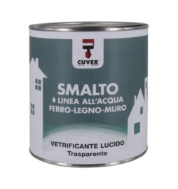 SMALTO ALLACQUA VETRIFICANTE CUVER TRASP LUC 750 ML