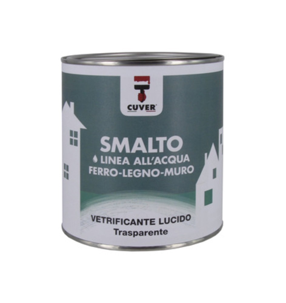 SMALTO ALLACQUA VETRIFICANTE CUVER TRASP LUC 750 ML