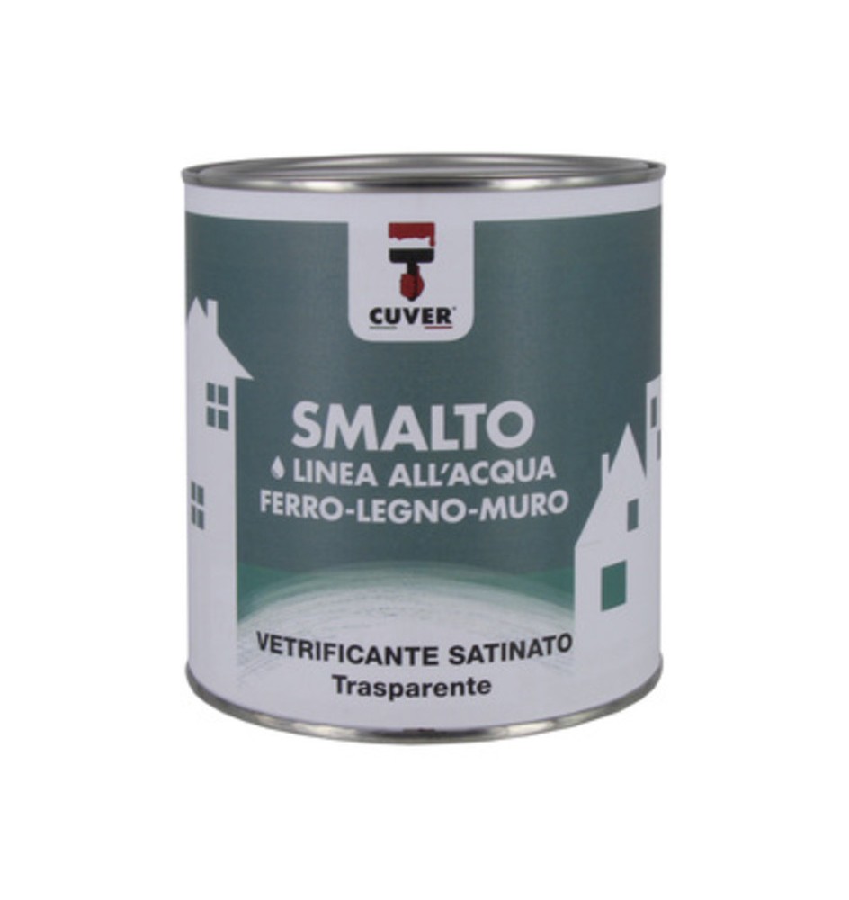 SMALTO ALLACQUA VETRIFICANTE CUVER TRASP SAT 750 ML