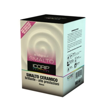 SMALTO CERAMICO SINPUR 0,500 L BIANCO