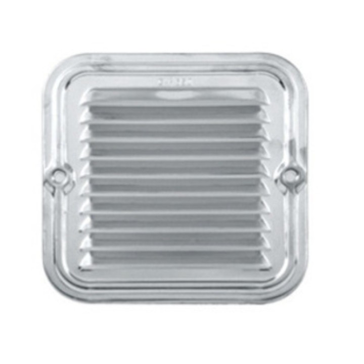 GRIGLIA AERAZIONE ALLUM C/RETE ANTINS 14X14 CM