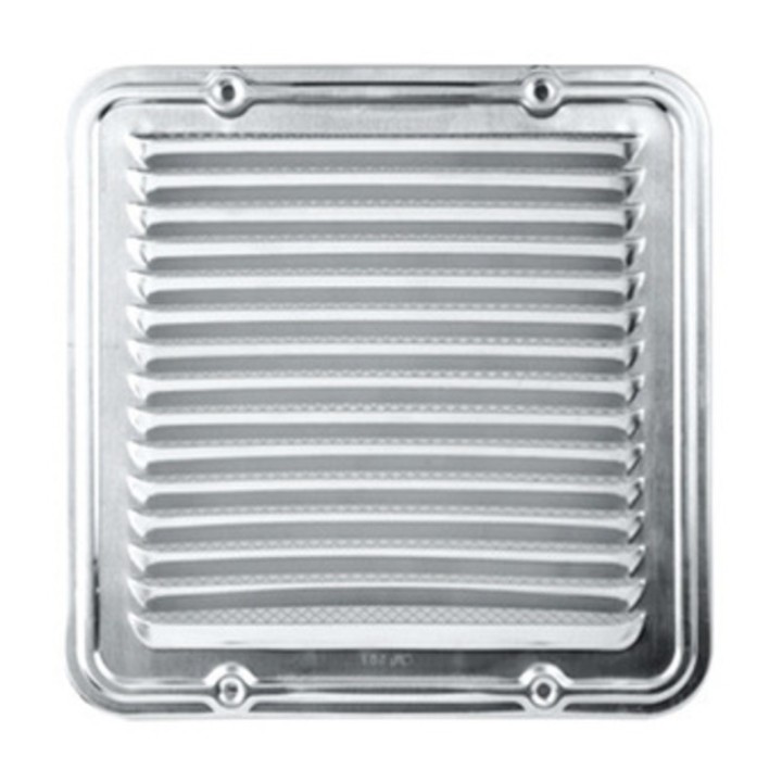 GRIGLIA AERAZIONE ALLUM C/RETE ANTINS 23X23 CM