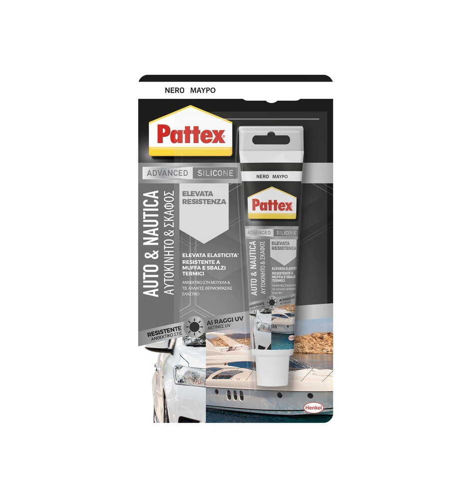 PATTEX SILICONE AUTONAUTICA 50 ML