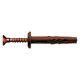 TASSELLO NYLON A PERCUSSIONE 'TURBO JET' TJ6-40BR 6 x 40 - vite 3,8 x 45