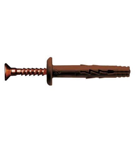 TASSELLO NYLON A PERCUSSIONE 'TURBO JET' TJ6-40BR 6 x 40 - vite 3,8 x 45
