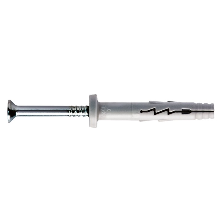 TASSELLO NYLON A PERCUSSIONE 'TURBO JET' TJ6-40V 6 x 40 - vite 3,8 x 45