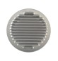 GRIGLIA AERAZIONE ALLUM C/RETE ANTINS D 80 MM