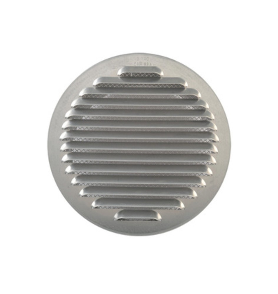 GRIGLIA AERAZIONE ALLUM C/RETE ANTINS D 100 MM