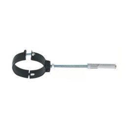 COLLARE P/TUBO STUFA A PELLET NERO SAT D 8 CM