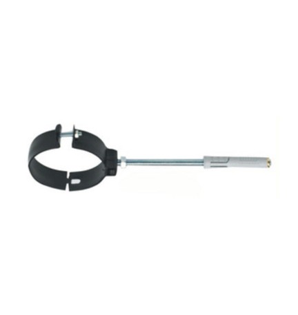 COLLARE P/TUBO STUFA A PELLET NERO SAT D 8 CM