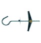 ANCORA ACCIAIO 'DE' DE2 - ø foro 14 mm - vite M 4 x 75