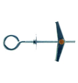 ANCORA ACCIAIO 'DE' DE3 - ø foro 14 mm - vite M 4 x 75