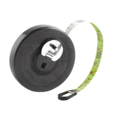 ROTELLA METRICA NASTRO FIBERGLASS DA 10 M