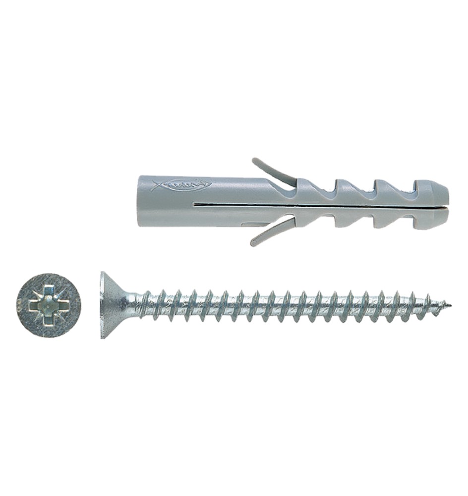 TASSELLO NYLON CON VITE 'SV' S8V Ø 8 x 40 - vite 5x50 mm