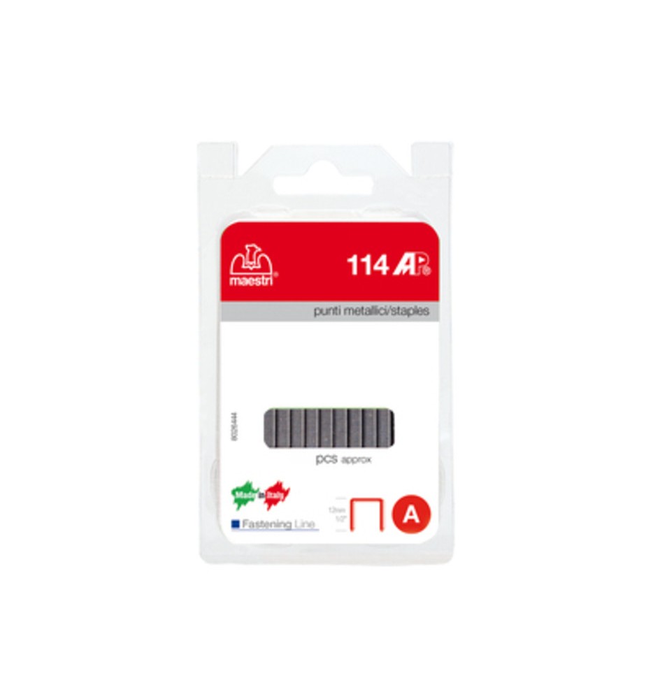 MAESTRI BLISTER PUNTI SPILLATRICE 114 AP 720 PZ