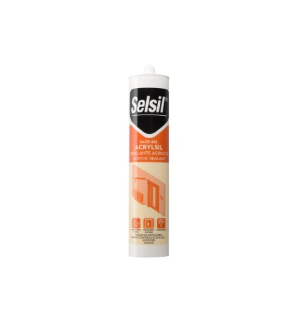 SELSIL SIGILLANTE ACRILICO BIANCO 310 ML