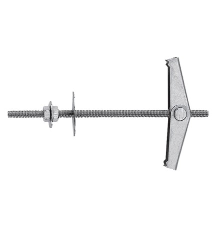 ANCORA A SOFFITTO ACCIAIO CON BARRA E DOPPIO DADO KDD4 M4 x 95 mm