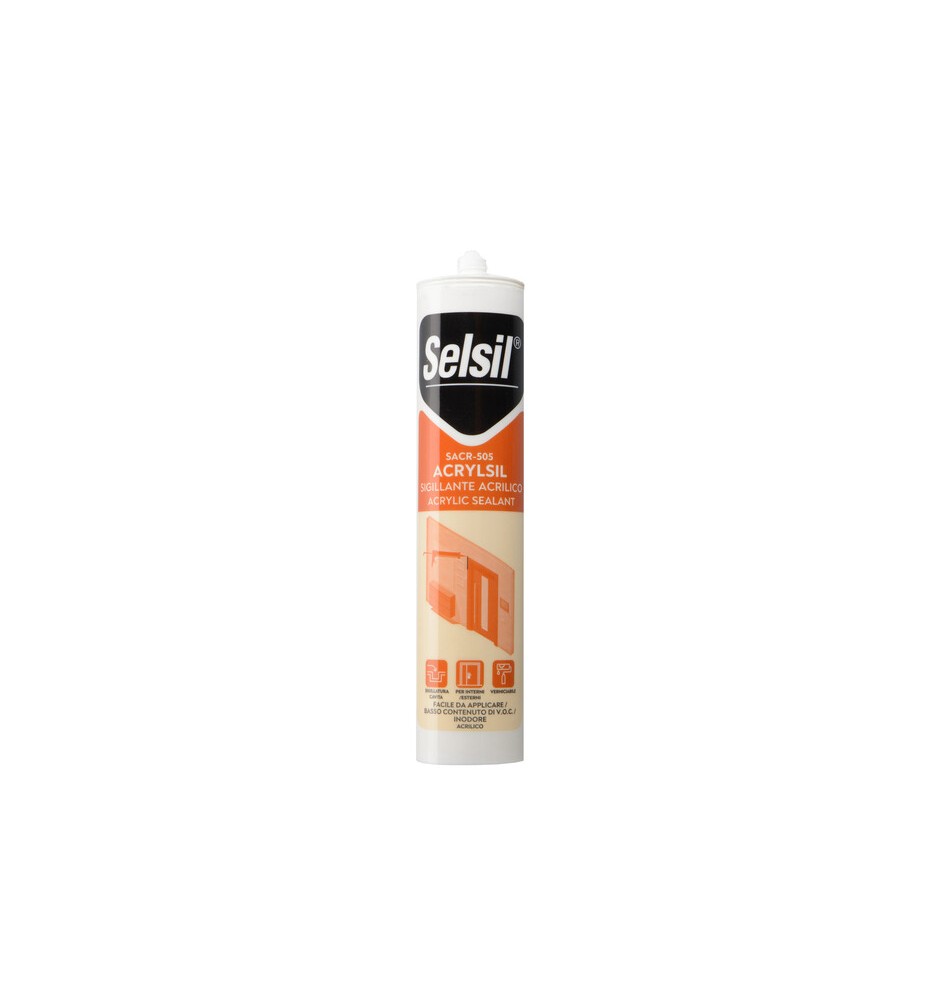SELSIL SIGILLANTE ACRILICO GRIGIO 310 ML