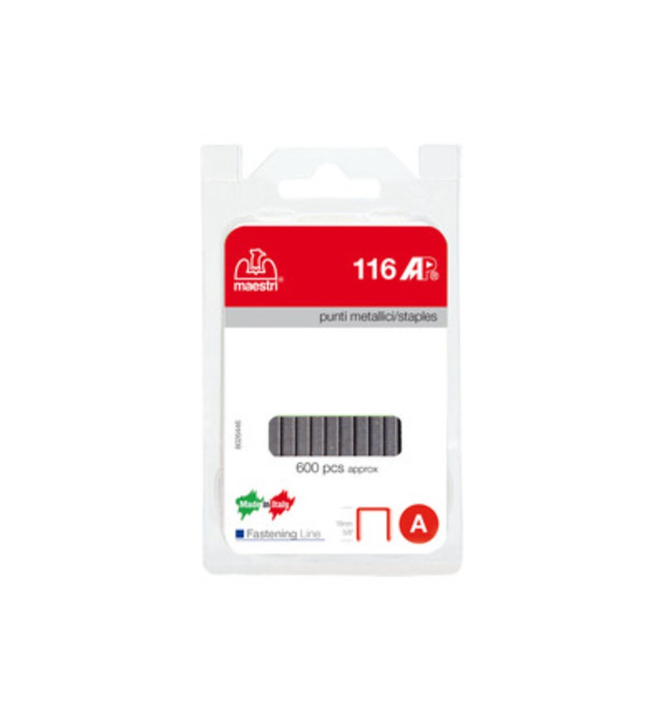 MAESTRI BLISTER PUNTI SPILLATRICE 116 AP 600 PZ