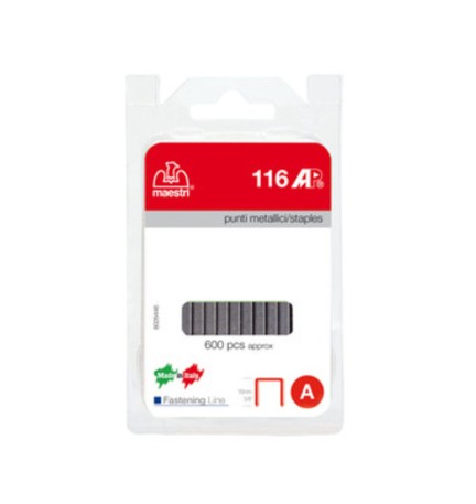 MAESTRI BLISTER PUNTI SPILLATRICE 116 AP 600 PZ