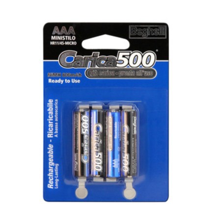 BEGHELLI BATTERIA RICAR MINISTILO 800MAH BL 4 8852