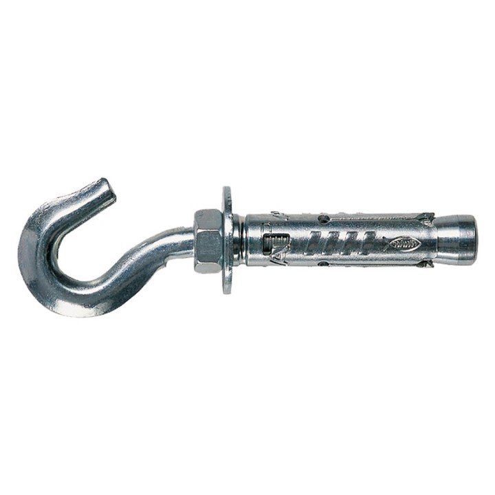 TASSELLO ACCIAIO CON GANCIO 'TA M-G' TA M 8G Ø 12 x 84 mm - M8 x 80