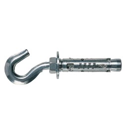 TASSELLO ACCIAIO CON GANCIO 'TA M-G' TA M10G Ø 15 x 69 mm - M10 x 77