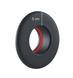 ROSONE P/STUFA A PELLET CORONA 5 CM D 8 CM NERO OPACO