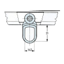 OMGE 903 CARRELLO NYLON A 2 RUOTE D 15 NYL P 8 KG