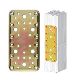 PIASTRA 774 DIRITTA ACCIAIO TROPIC 90X180 MM
