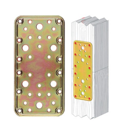 PIASTRA 774 DIRITTA ACCIAIO TROPIC 90X180 MM