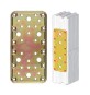 PIASTRA 774 DIRITTA ACCIAIO TROPIC 90X180 MM