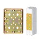PIASTRA 776 DIRITTA ACCIAIO TROPIC 100X160 MM