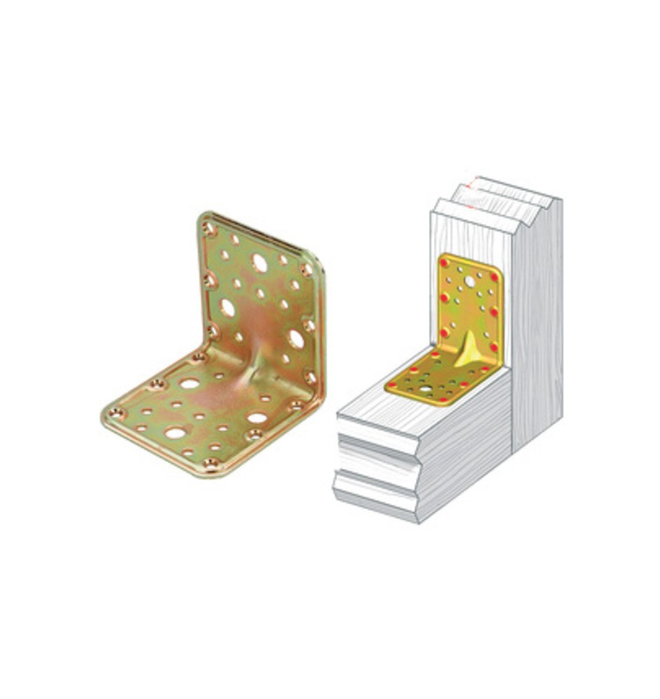 PIASTRA 775 ANGOLARE ACCIAIO TROPIC 90X90X90 MM