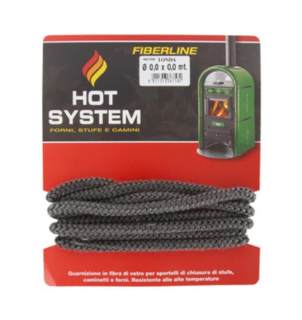 GUARNIZIONE FIBRA VETRO 6MMX2,5M STUFA