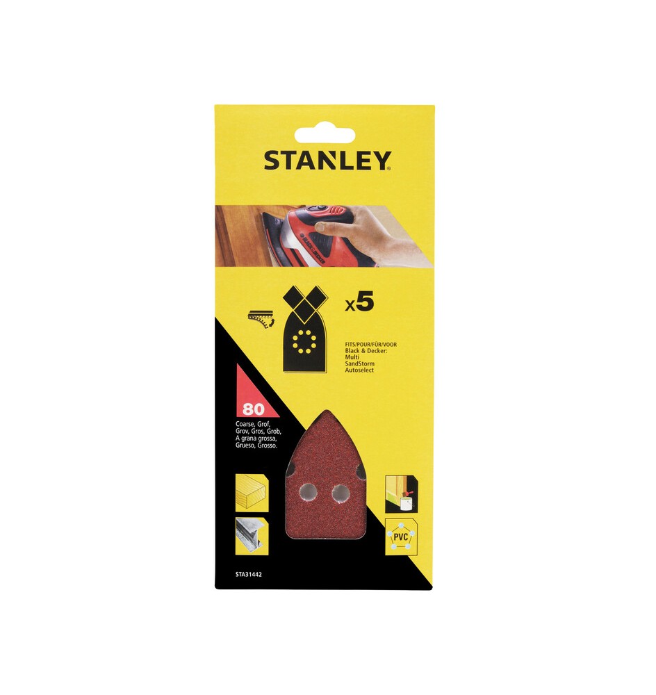STANLEY STA31442 5 FOGLI P/MULTILEV. PUNTA 80 G