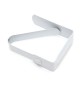 FERMATOVAGLIA LACCATO BIANCO 40X50 MM*