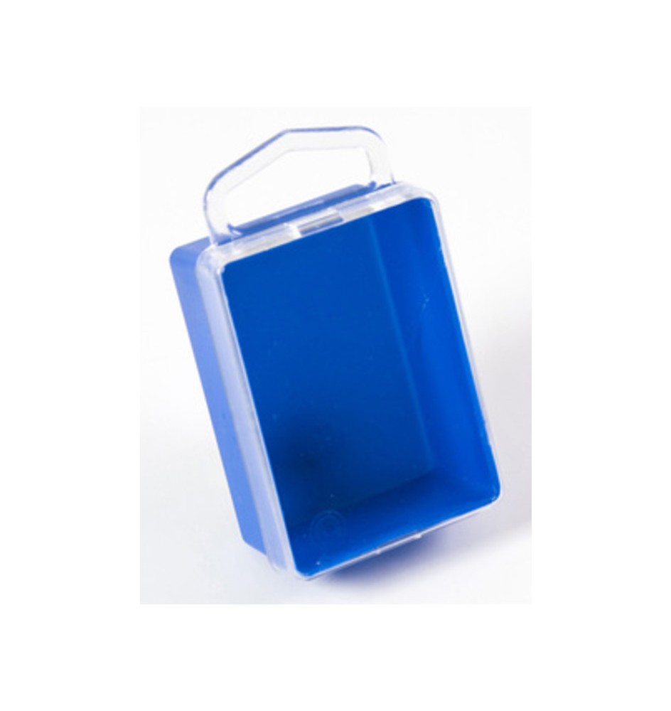 SCATOLA PLASTICA SELF SERVICE 50X70 MM AZZURRA