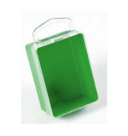 SCATOLA PLASTICA SELF SERVICE 50X70 MM VERDE