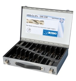 PUNTE PER METALLO HSS AL COBALTO 8% cf. 116 pz