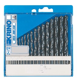 PUNTE SERIE PER METALLO HSS RULLATE cf. 19 pz