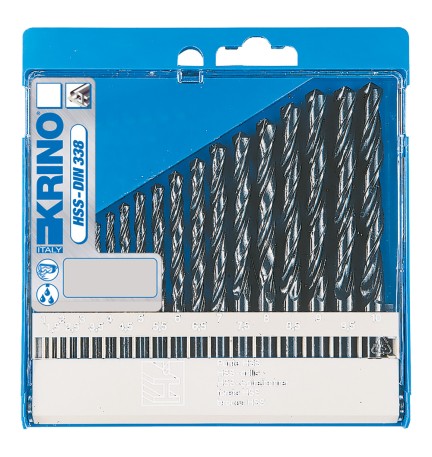 PUNTE SERIE PER METALLO HSS RULLATE cf. 19 pz