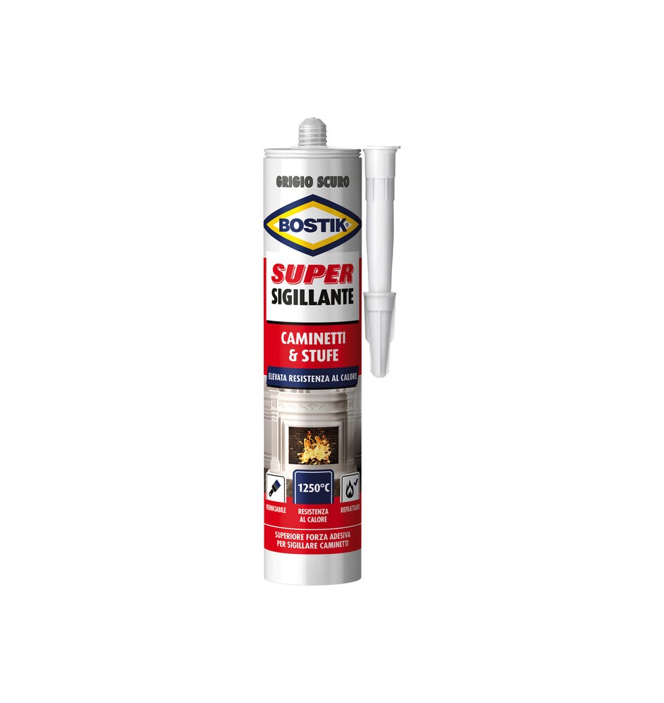 BOSTIK MASTICE CAMINETTI E STUFE 530 G CARTUCCIA