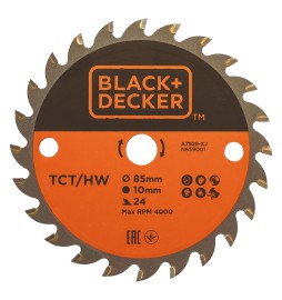 LAMA TCT PER MINI SEGA CIRCOLARE 'A7525-XJ' ø 85 mm foro 10 mm - 24 denti