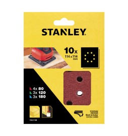 STANLEY STA31108 10 FOGLI FORATI 114X114 KA170