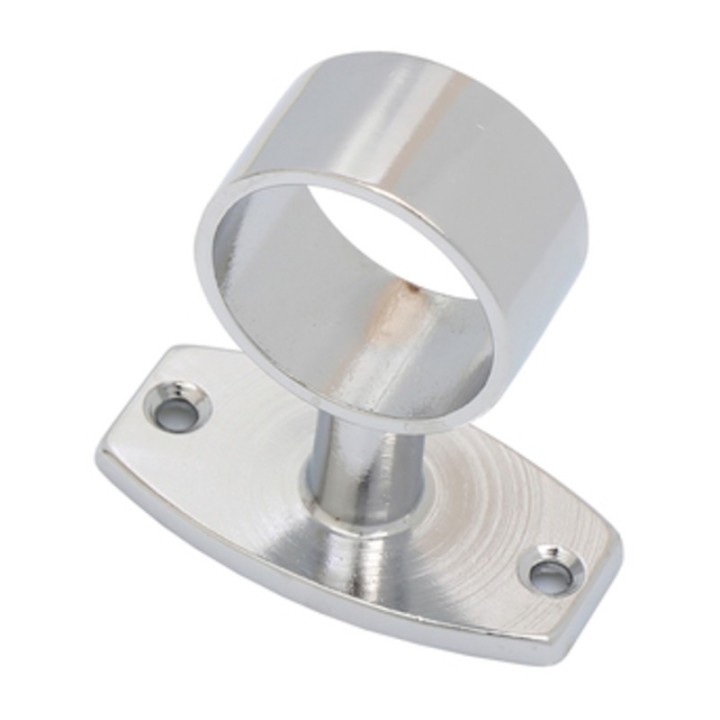 PASSANTE TUBO CORRIMANO OTTONE CROM D 25MM**