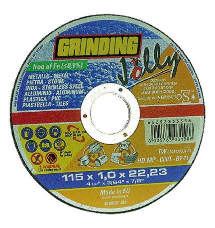 MOLA ABRASIVA 'JOLLY' ø 115 x 1,6