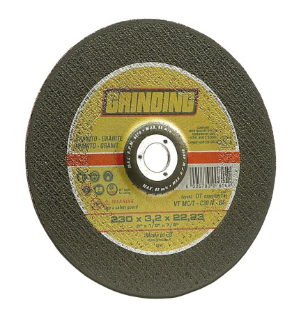 MOLA ABRASIVA PER GRANITO ø 230 x 3,2