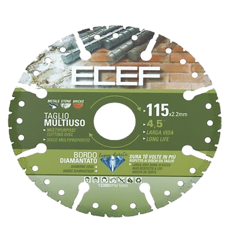 DISCO DIAMANTATO 'MULTIUSI' ø 115 x 2,2 mm