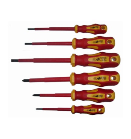 SERIE 6 CACCIAVITE C/ISOLAMENTO VDE*